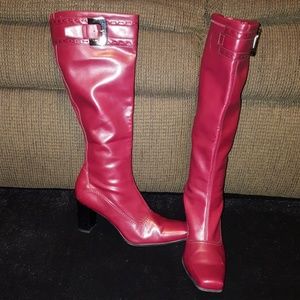MAKE AN OFFER!Franco Sarto Red/Burgundy Heel Boots